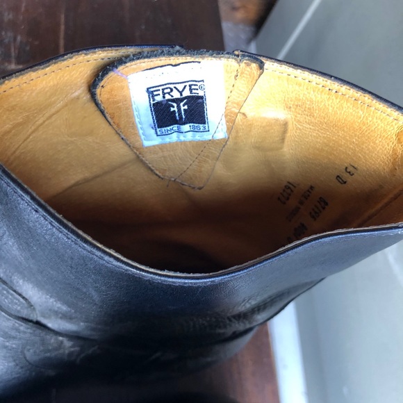 Frye mens Rogan Engineer boot black - Picture 3 of 5